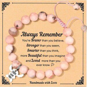 Stitch Pearl Bracelets Adjustable Natural Stone Jewelry Gift for Women